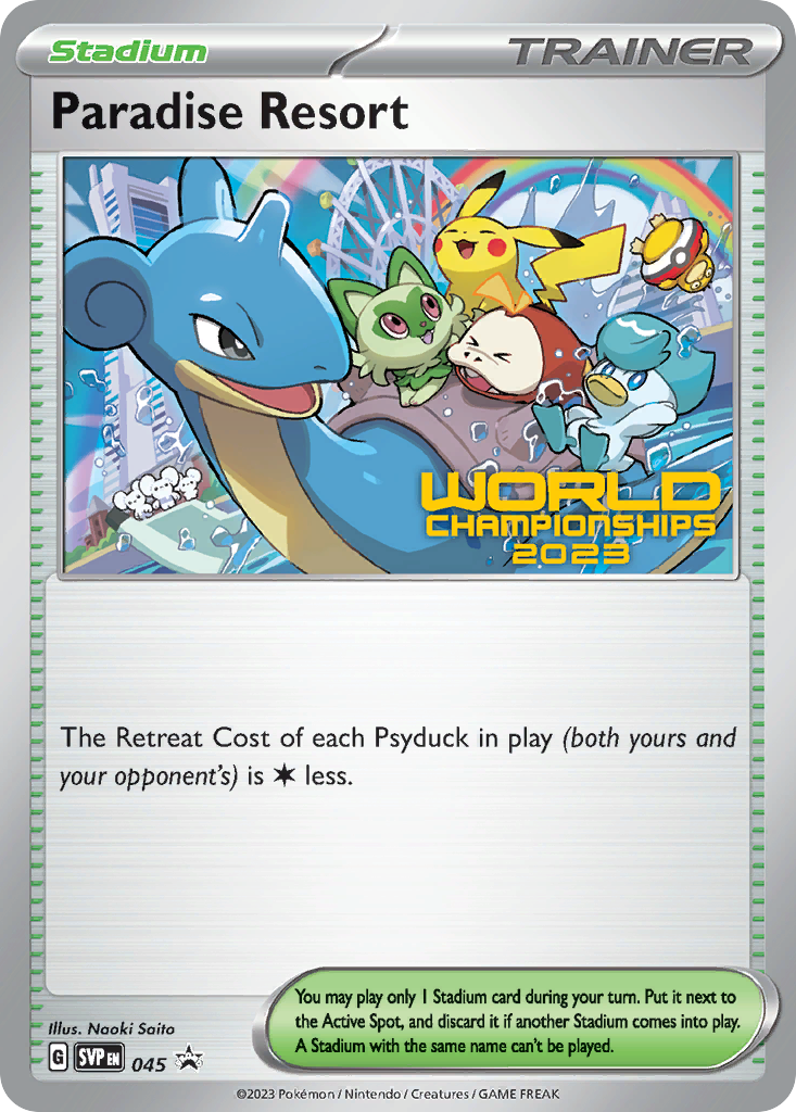 Paradise Resort — illustrated card