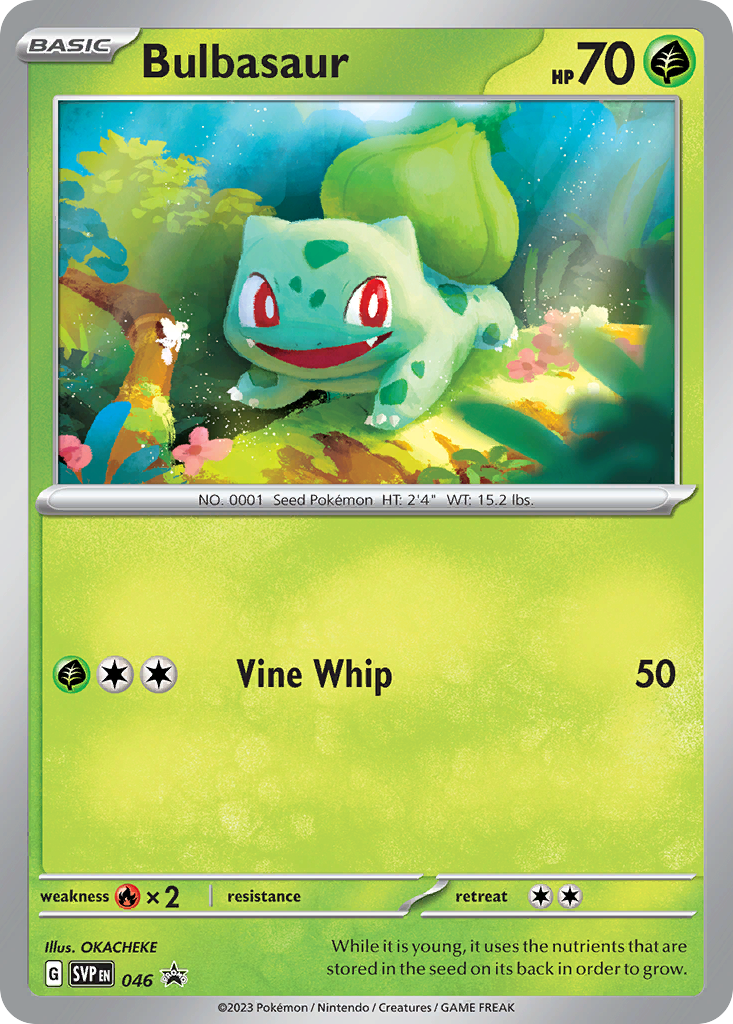 Bulbasaur — illustrated card