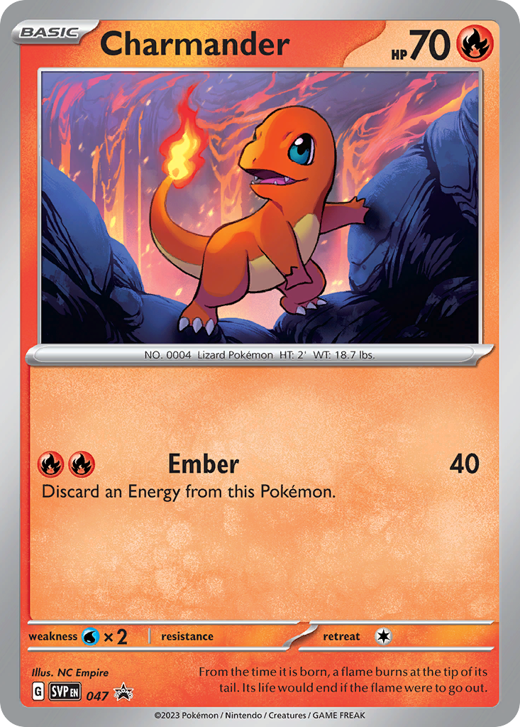 Charmander — illustrated card