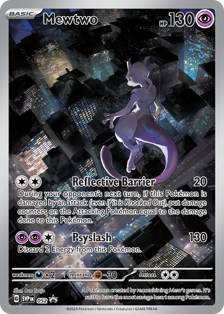 Mewtwo — illustrated card