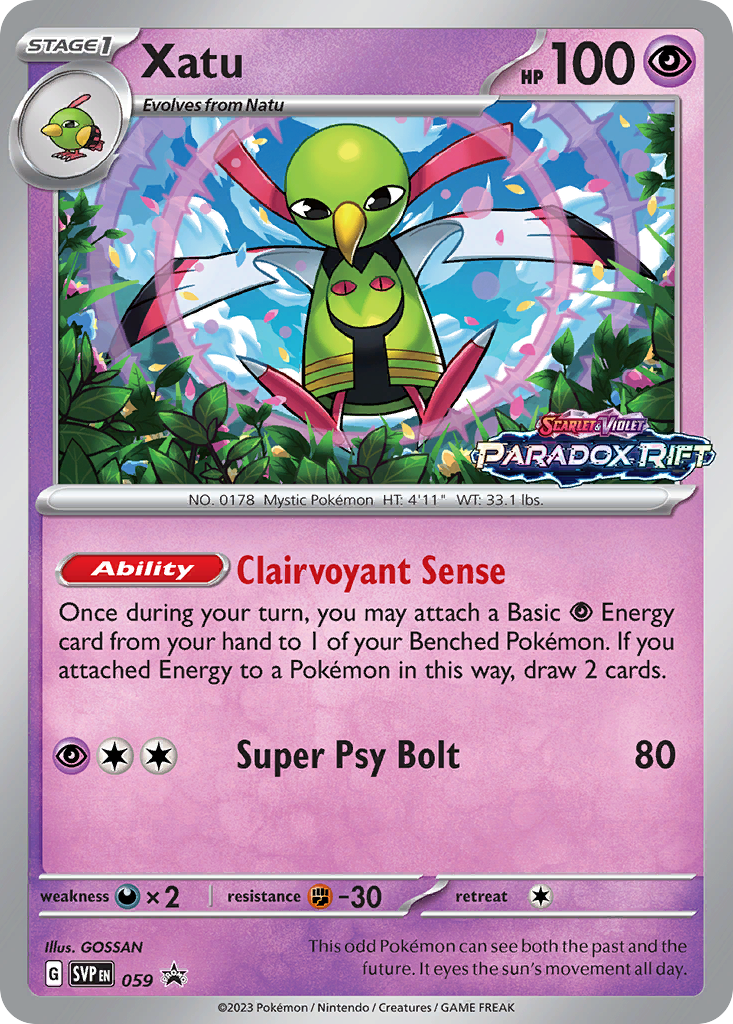 Xatu — illustrated card