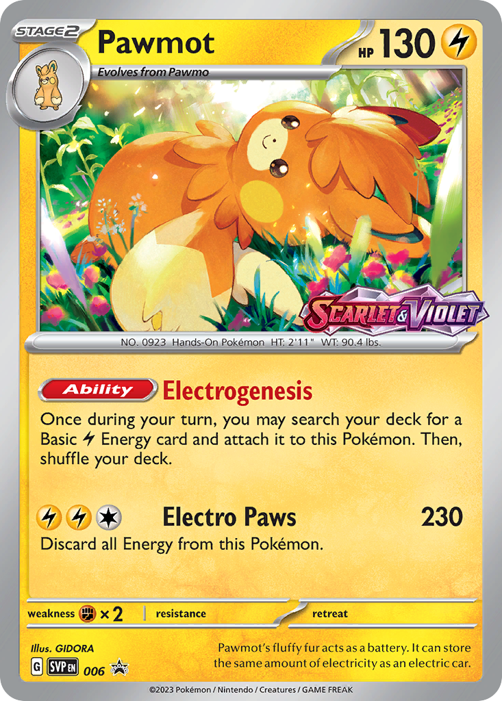 Pawmot — illustrated card