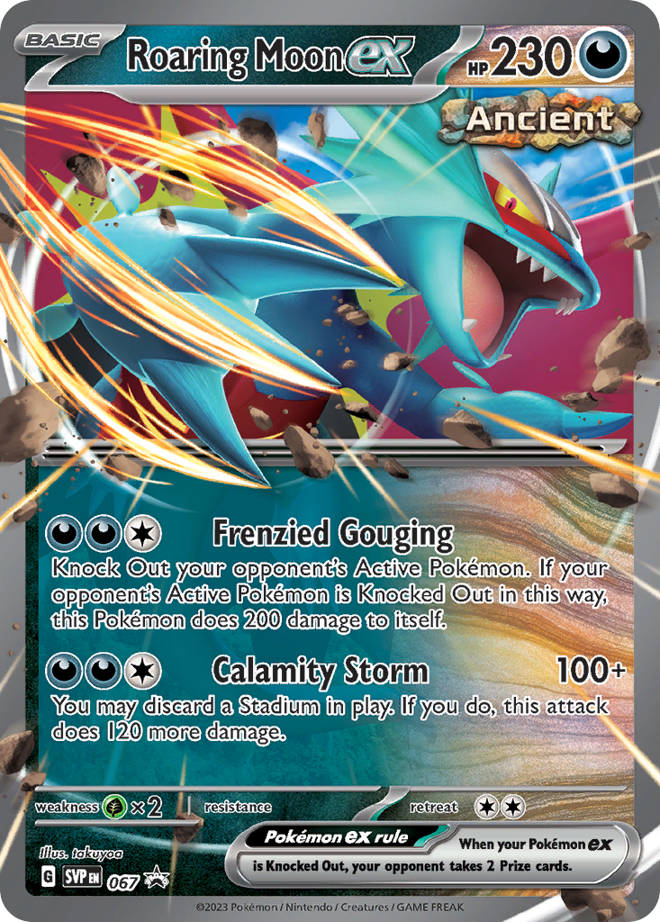 Roaring Moon ex — illustrated card