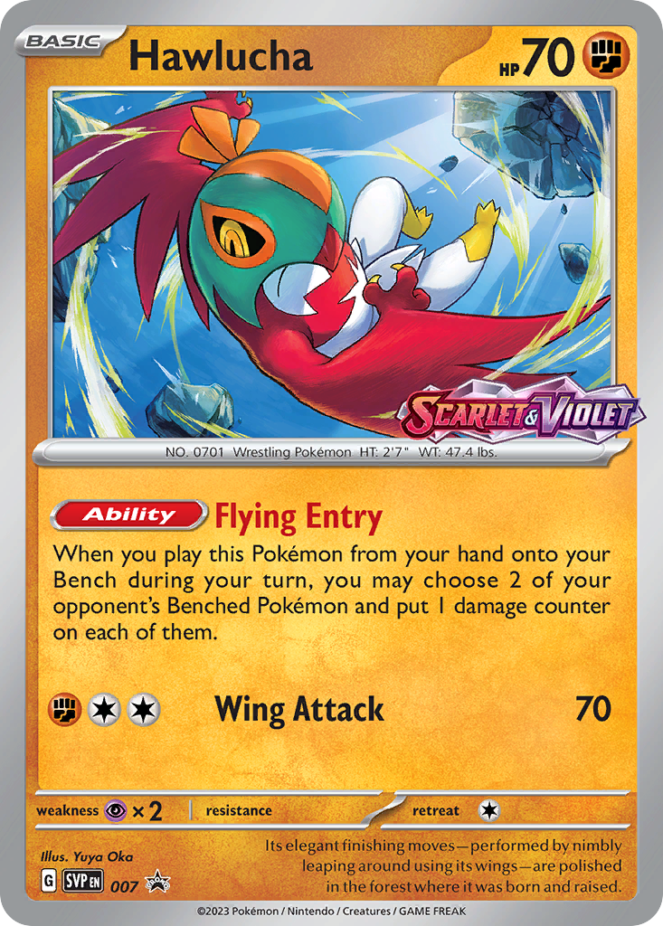 Hawlucha — illustrated card
