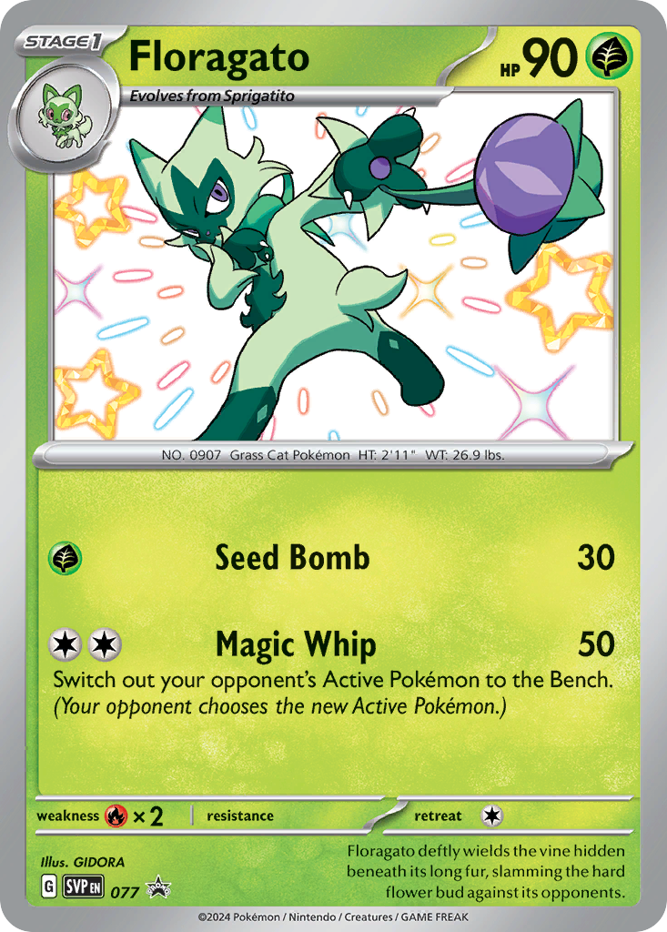 Floragato — illustrated card