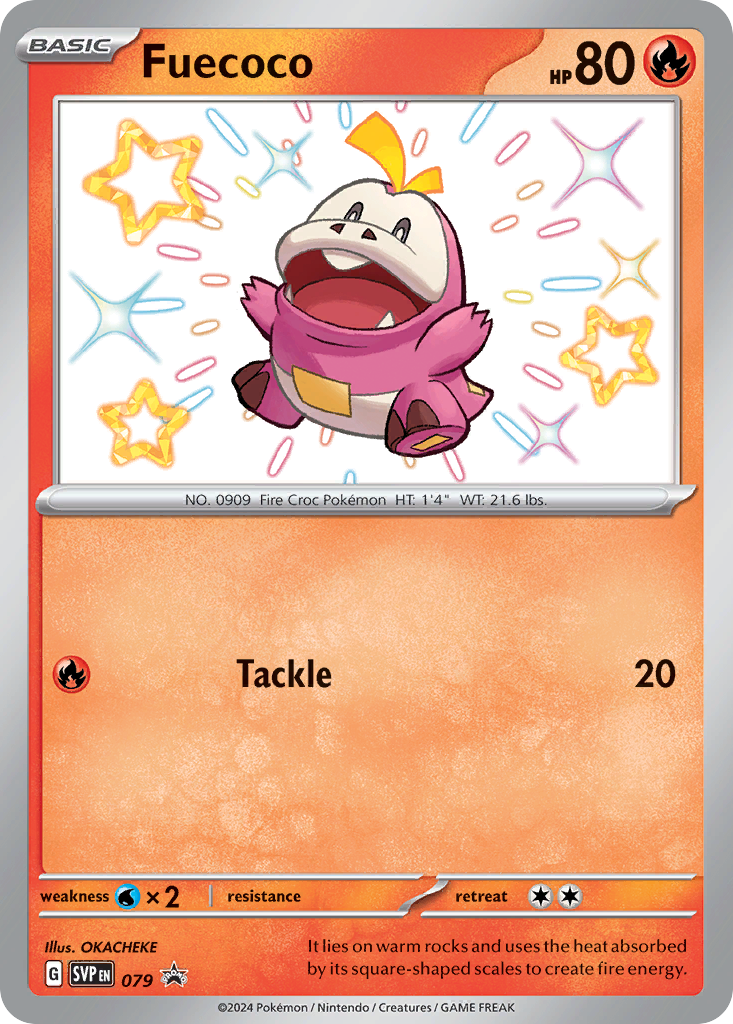 Fuecoco — illustrated card