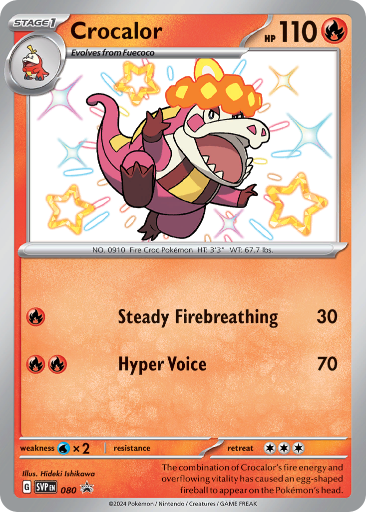 Crocalor — illustrated card