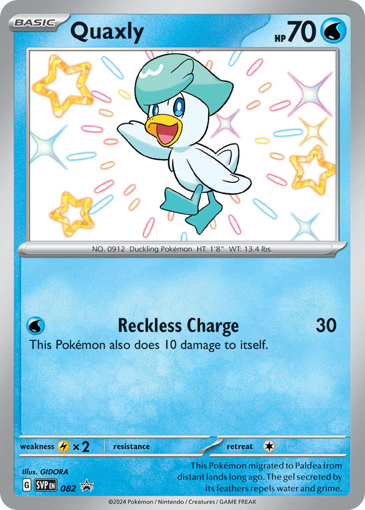 Quaxly — illustrated card