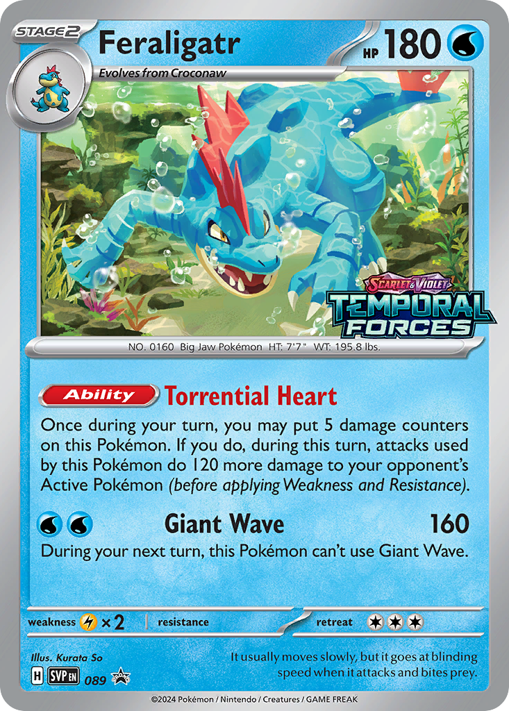 Feraligatr — illustrated card