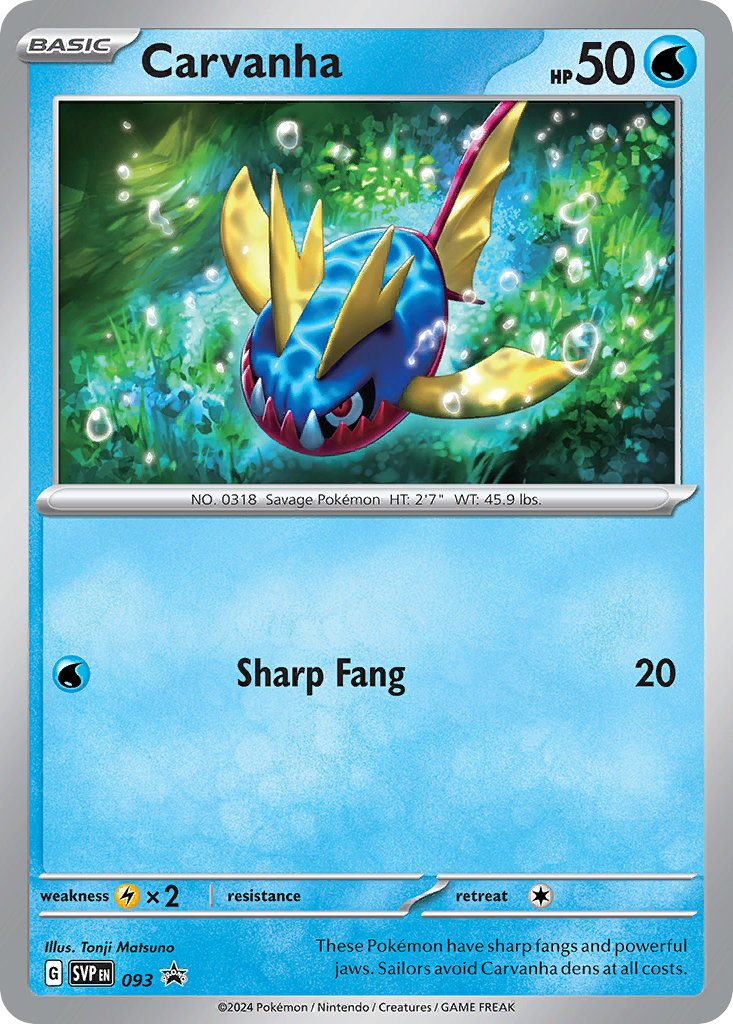 Carvanha — illustrated card
