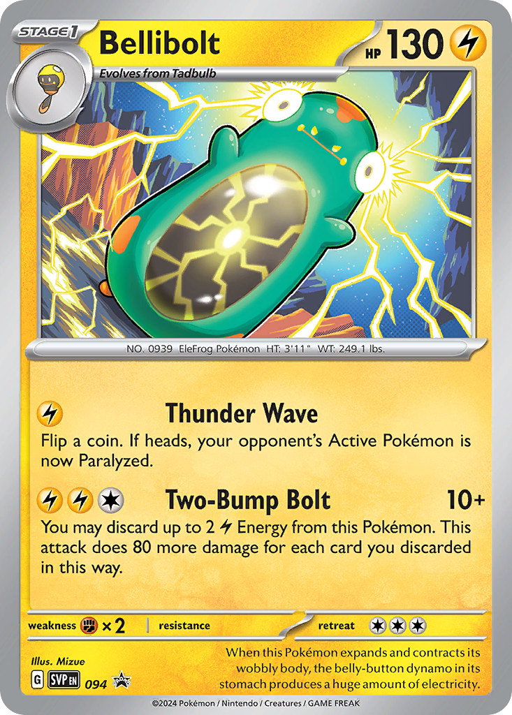 Bellibolt — illustrated card