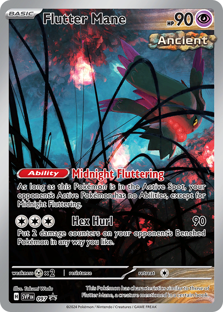 Flutter Mane — illustrated card