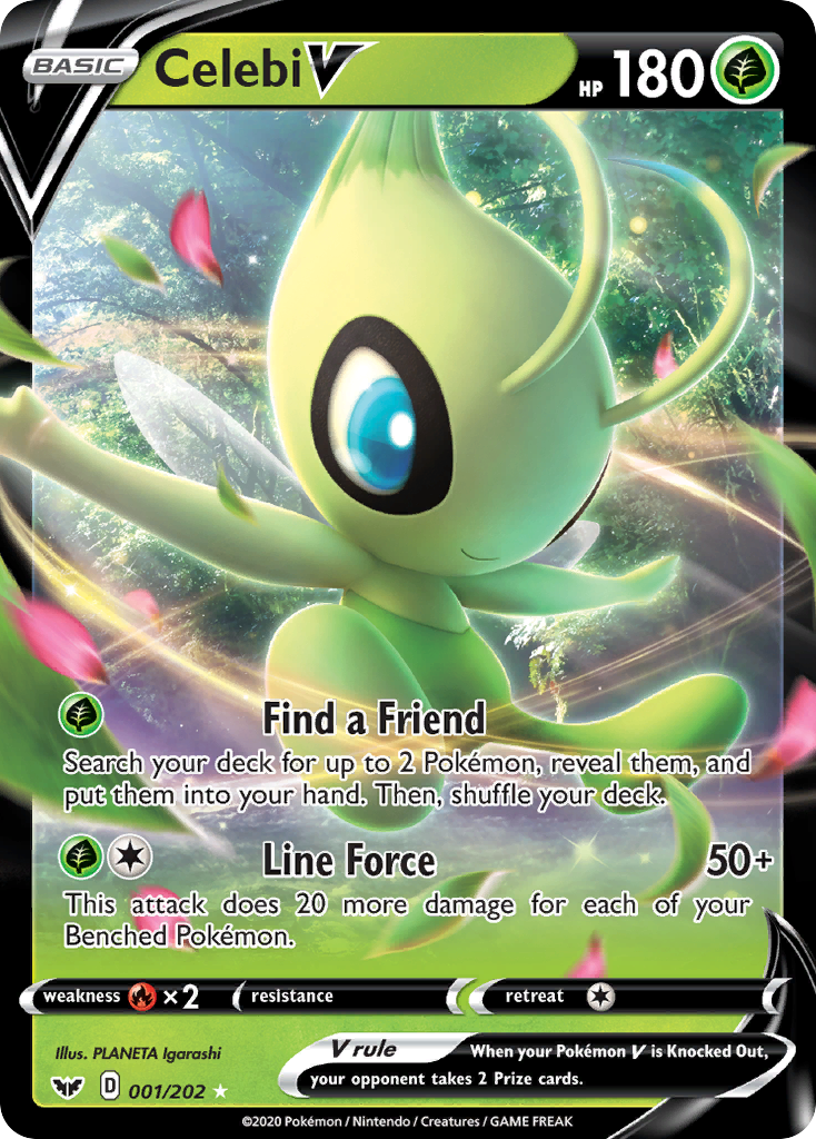 Celebi V — illustrated card