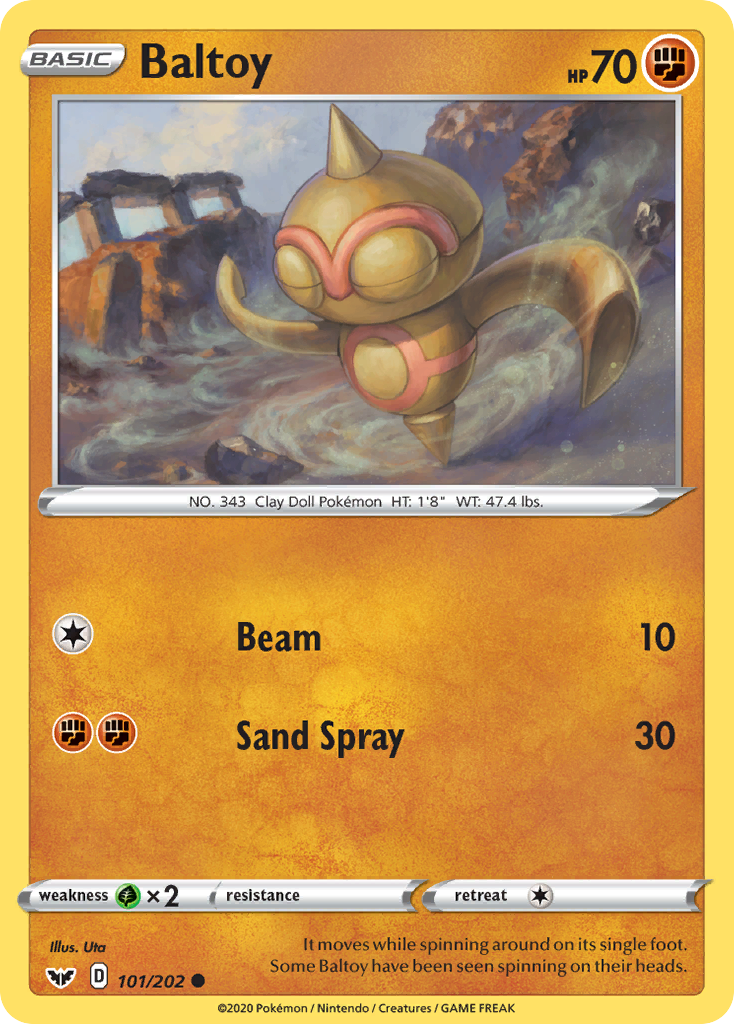 Baltoy — illustrated card