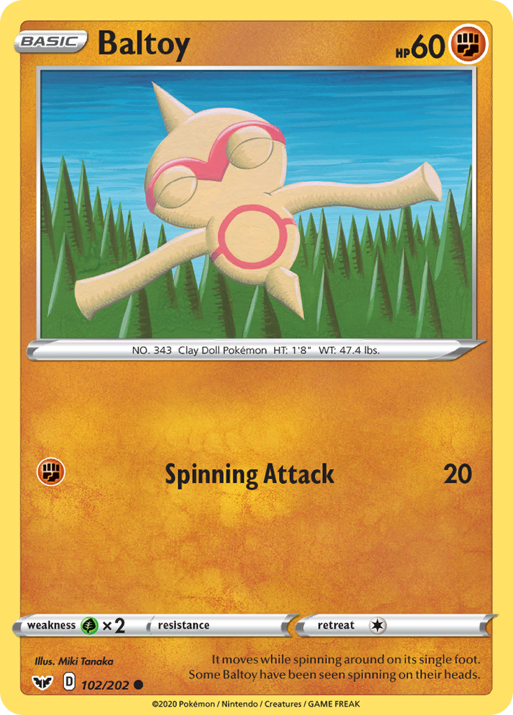 Baltoy — illustrated card