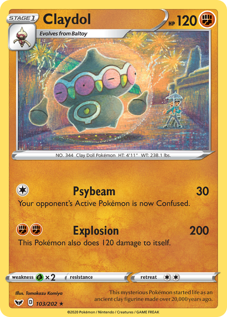 Claydol — illustrated card