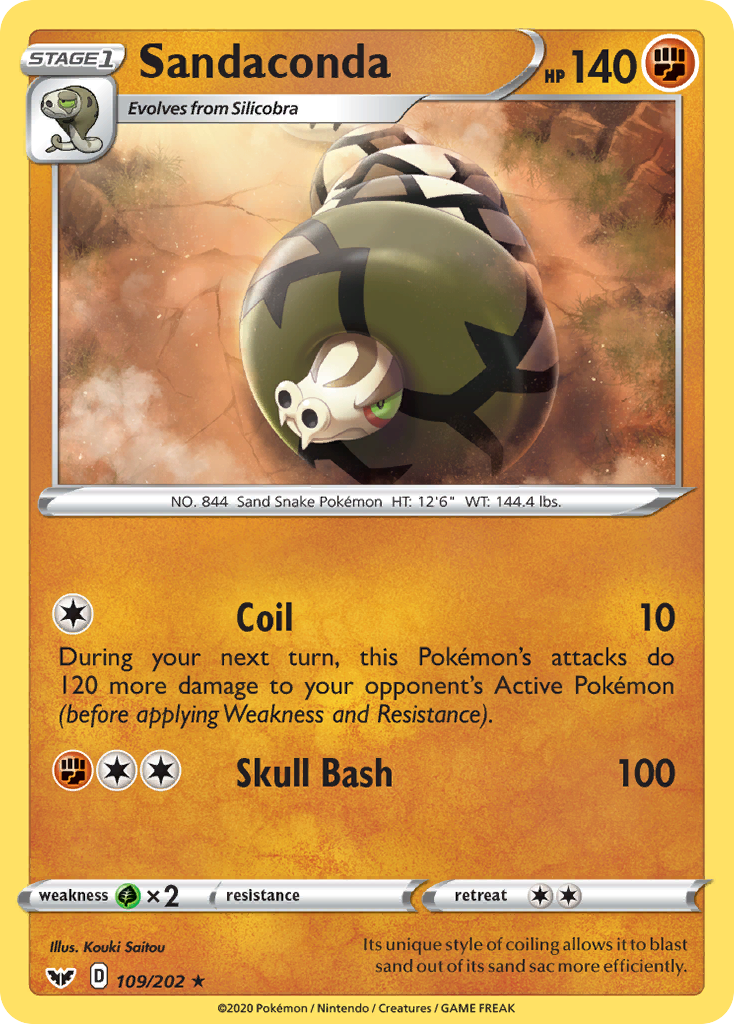 Sandaconda — illustrated card