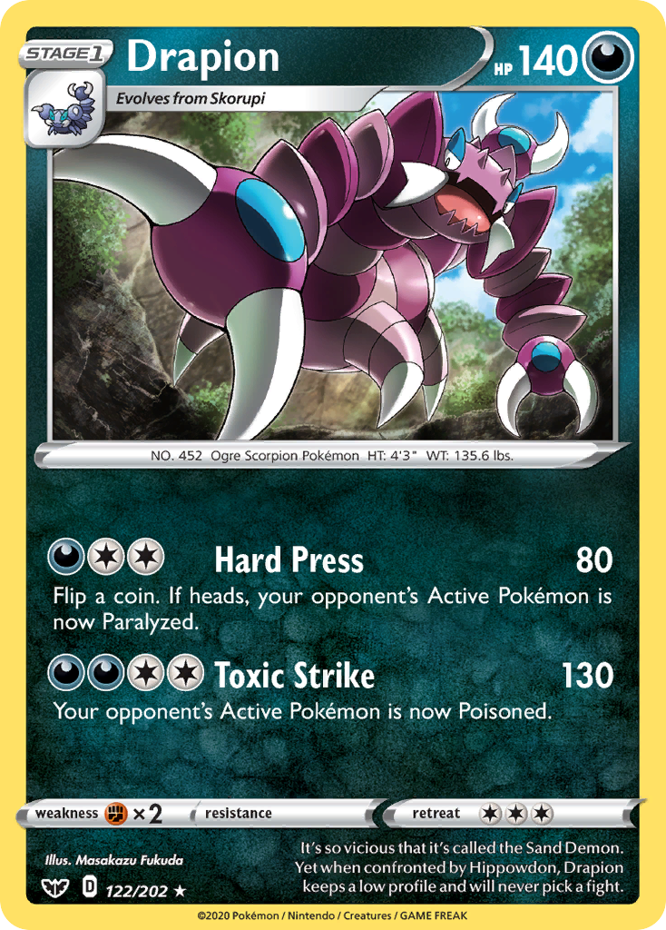 Drapion — illustrated card