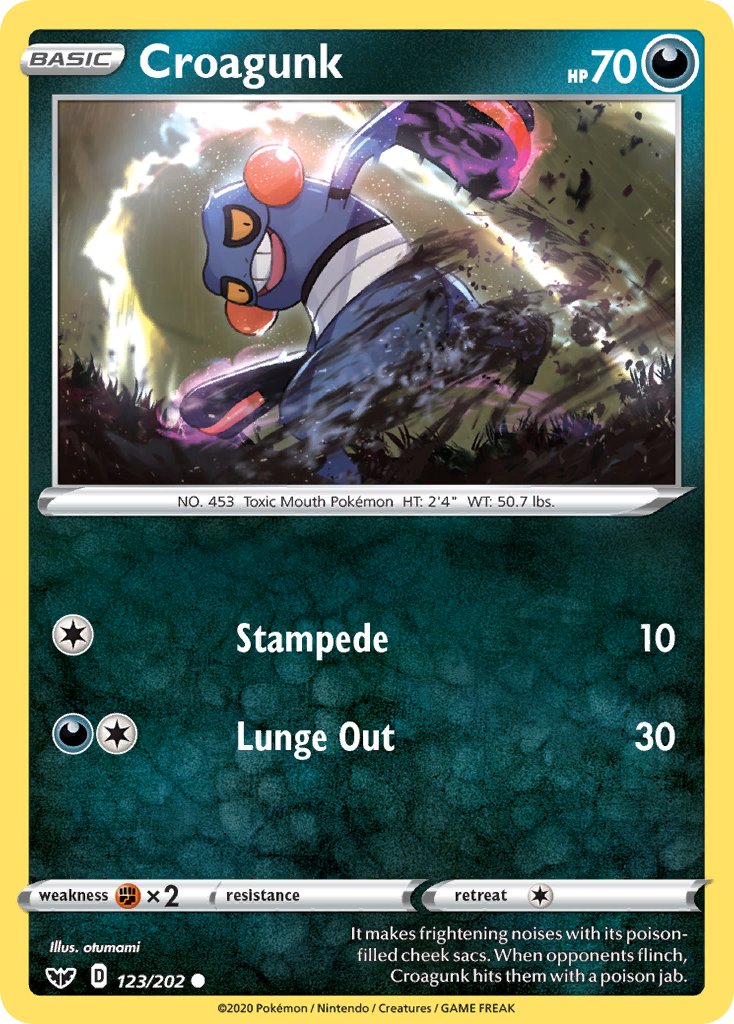Croagunk — illustrated card