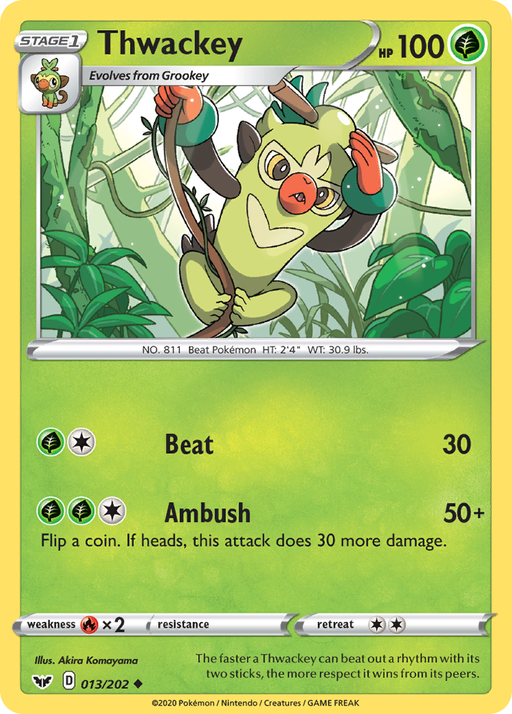 Thwackey — illustrated card