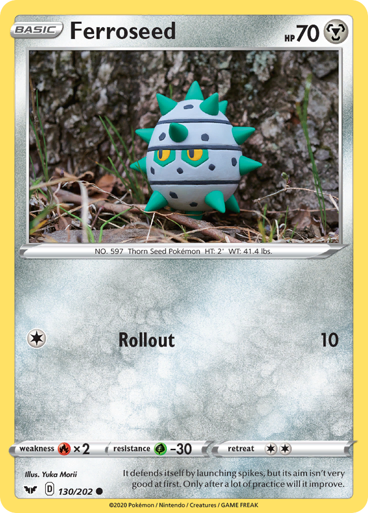 Ferroseed — illustrated card