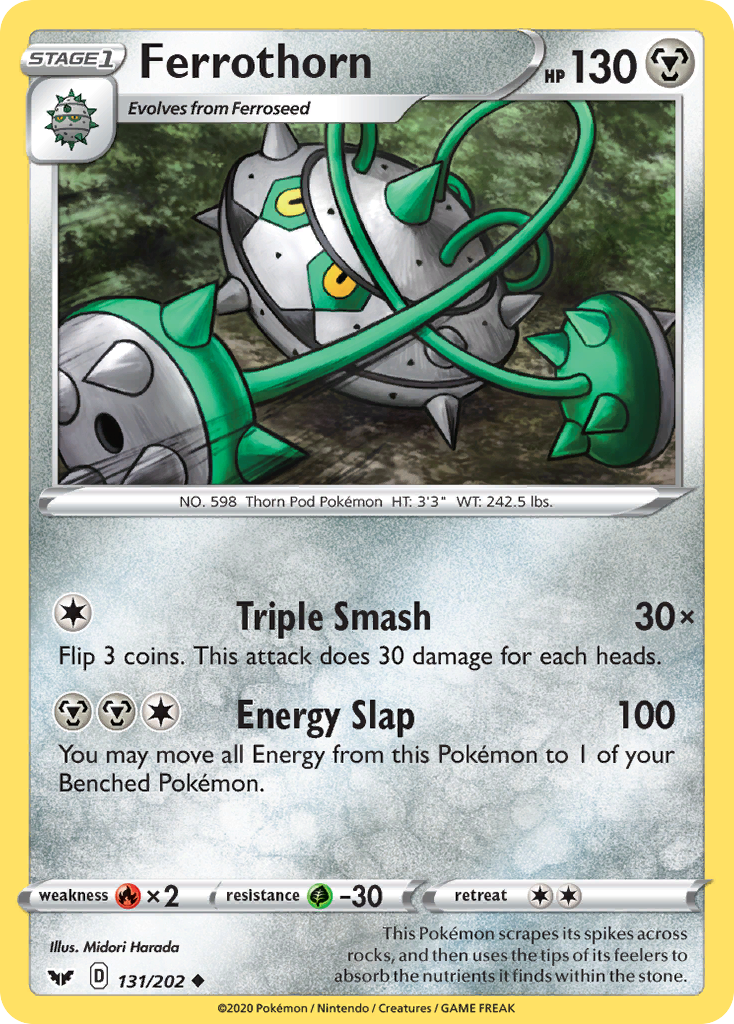 Ferrothorn — illustrated card
