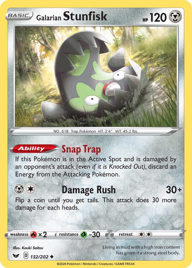 Galarian Stunfisk — illustrated card