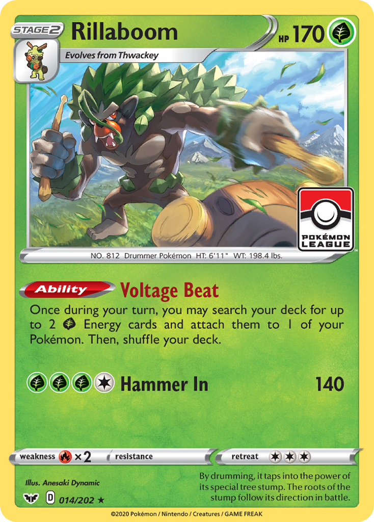 Rillaboom — illustrated card