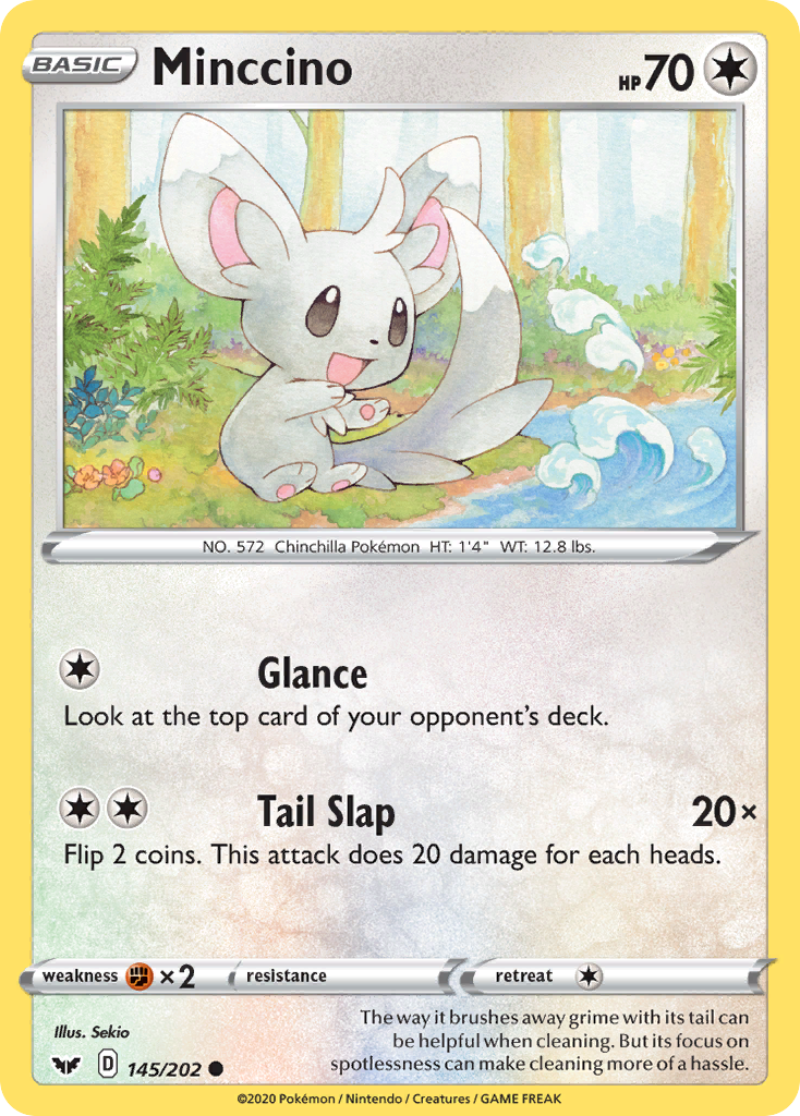 Minccino — illustrated card
