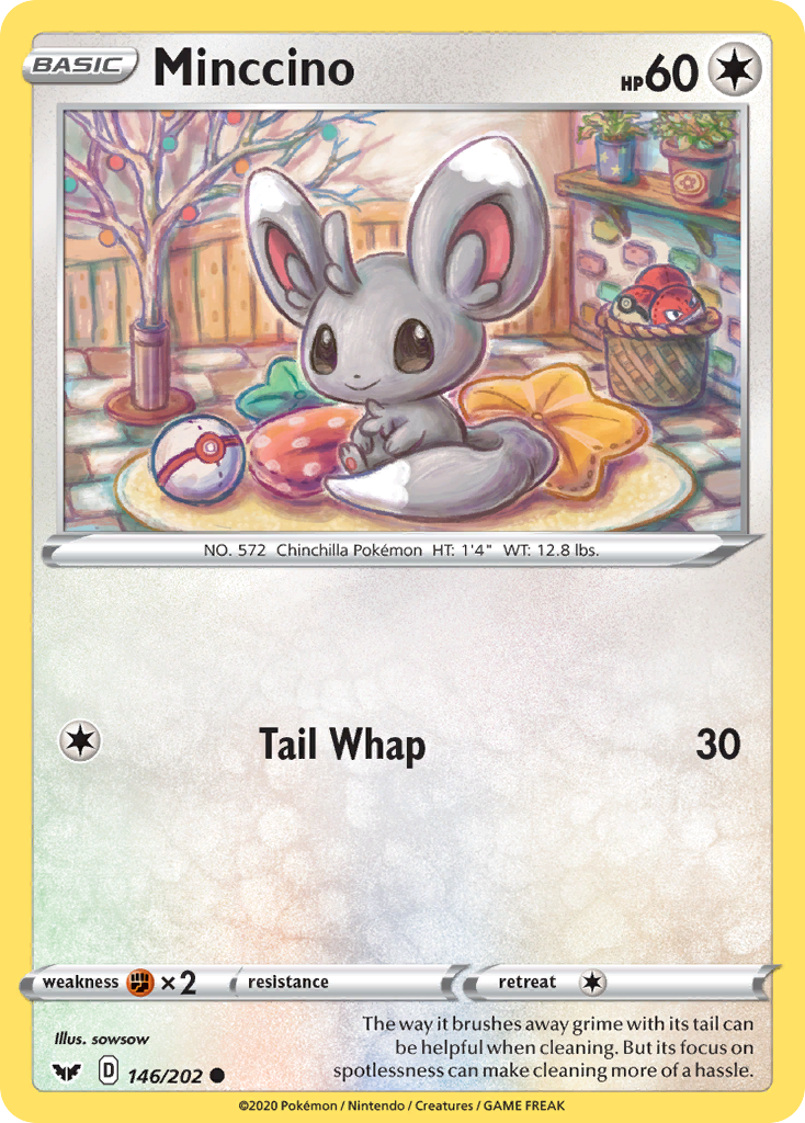 Minccino — illustrated card