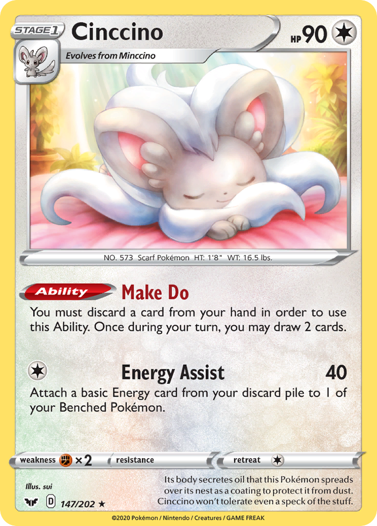 Cinccino — illustrated card