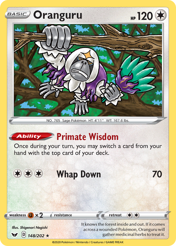Oranguru — illustrated card