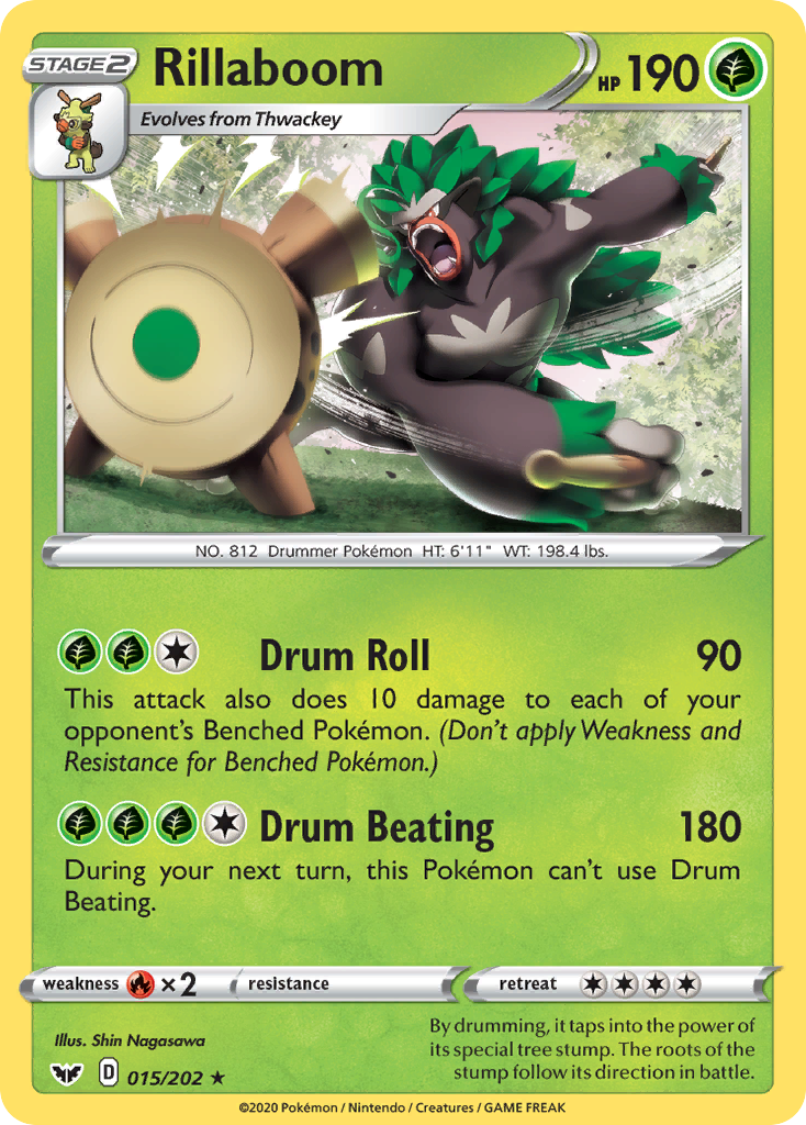 Rillaboom — illustrated card