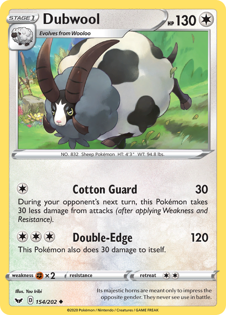 Dubwool — illustrated card