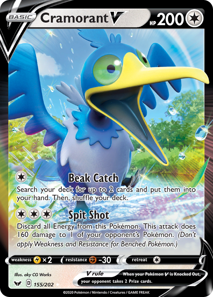 Cramorant V — illustrated card