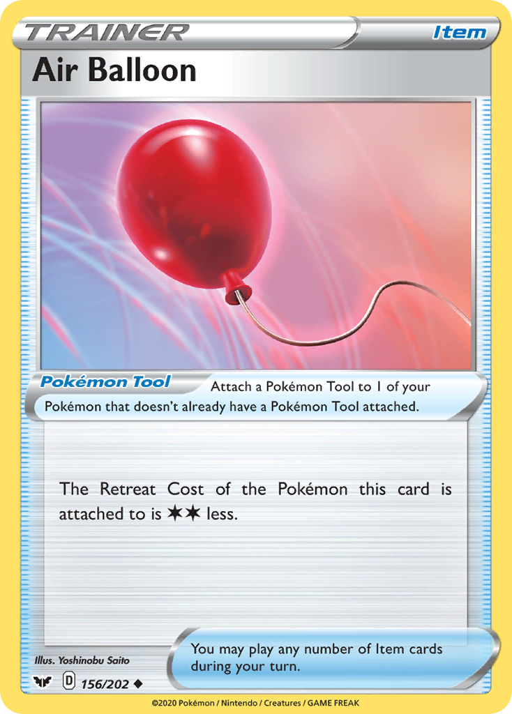Air Balloon — illustrated card