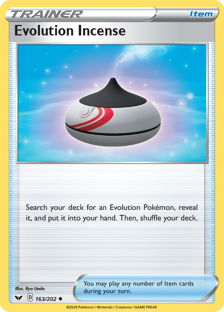 Evolution Incense — illustrated card