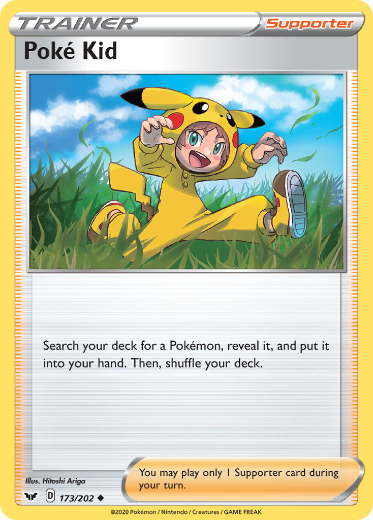 Poké Kid — illustrated card