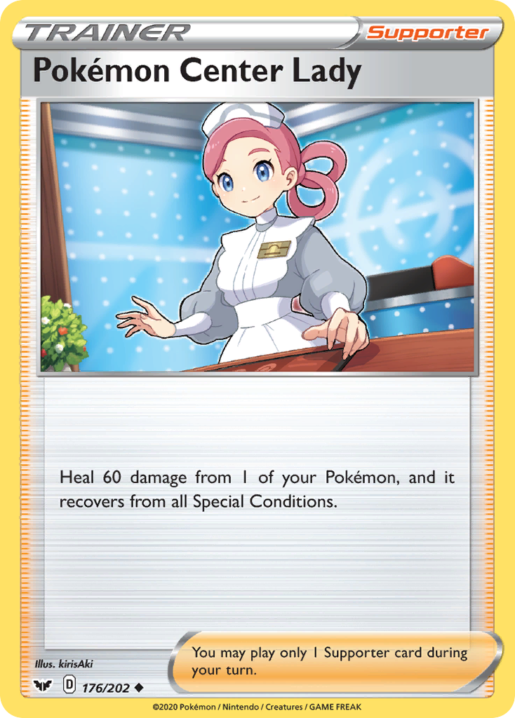 Pokémon Center Lady — illustrated card