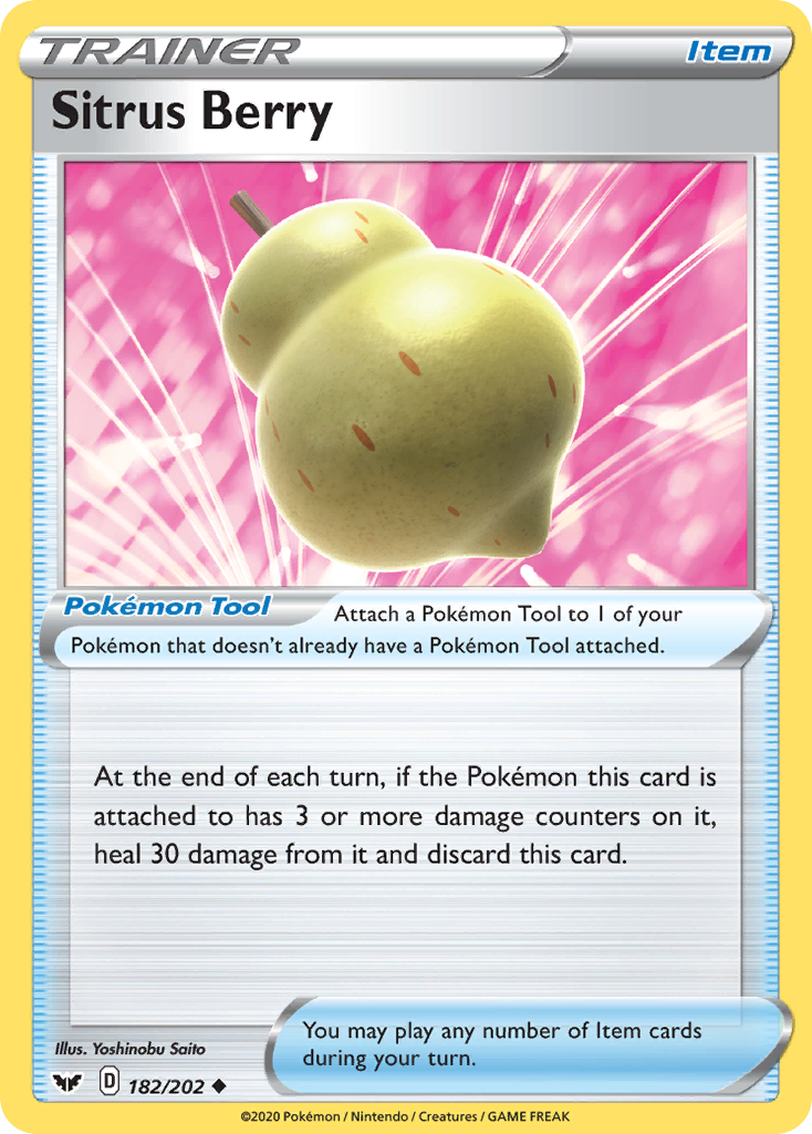 Sitrus Berry — illustrated card