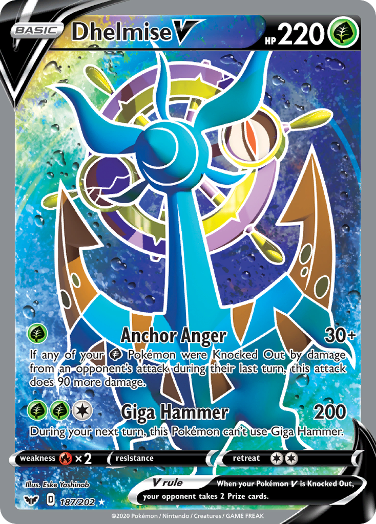 Dhelmise V — illustrated card
