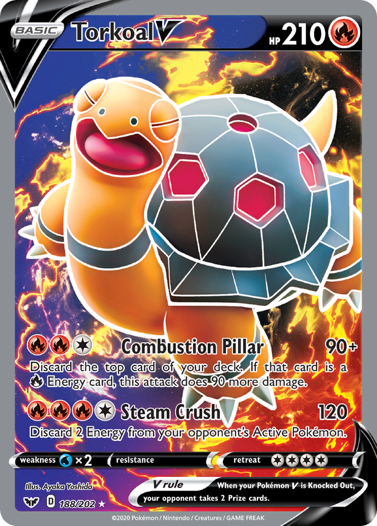 Torkoal V — illustrated card