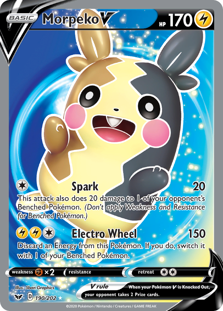 Morpeko V — illustrated card