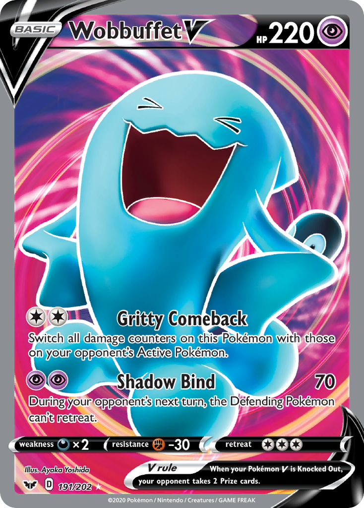 Wobbuffet V — illustrated card