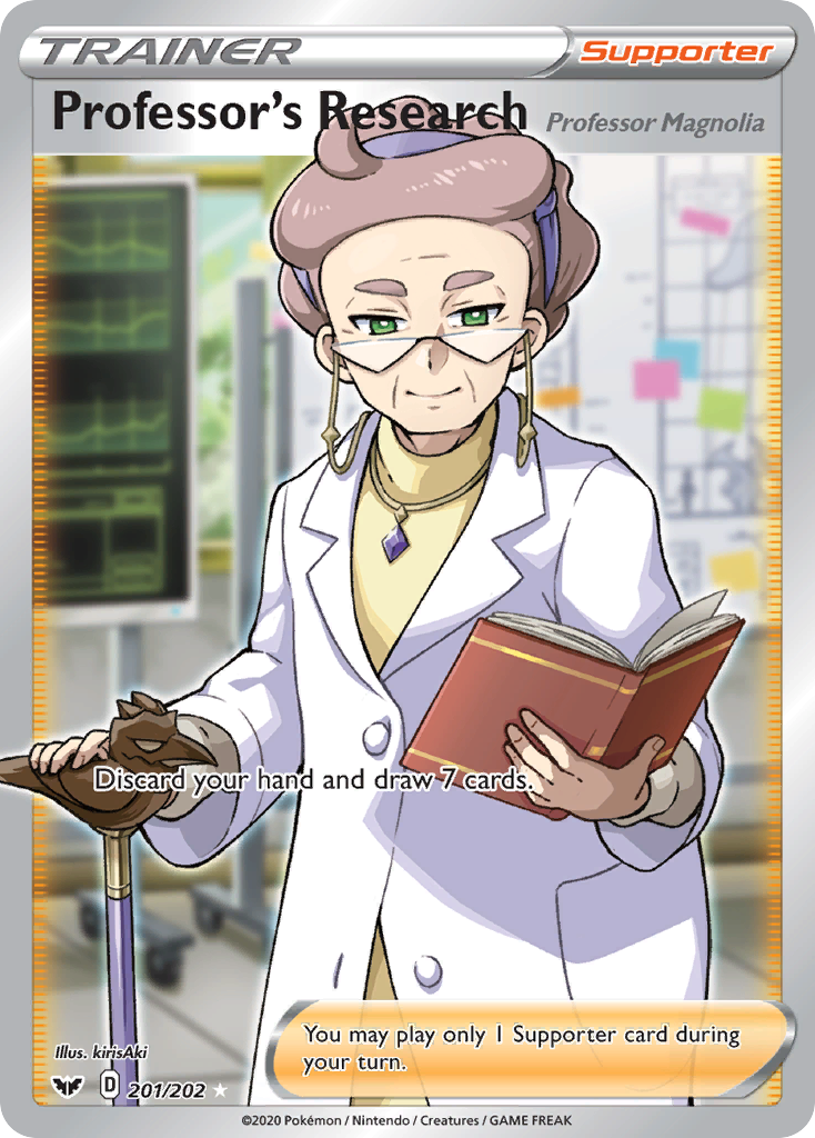 Professor's Research (Professor Magnolia) — illustrated card