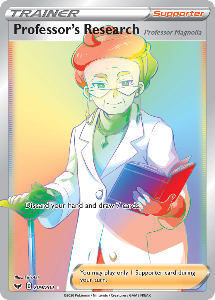 Professor's Research (Professor Magnolia) — illustrated card