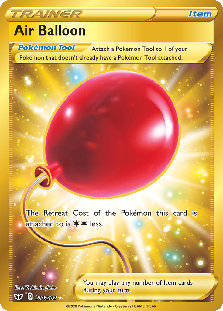 Air Balloon — illustrated card