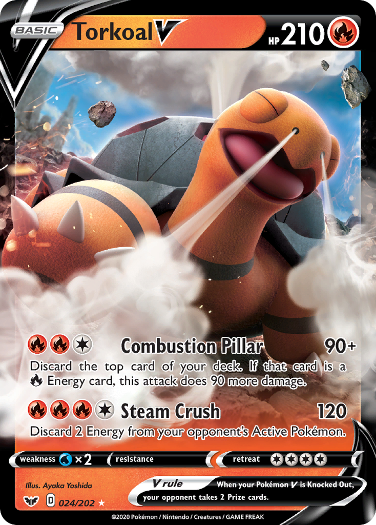 Torkoal V — illustrated card