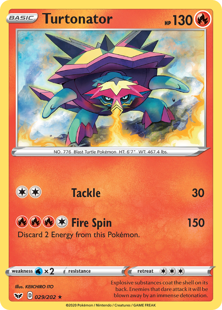 Turtonator — illustrated card