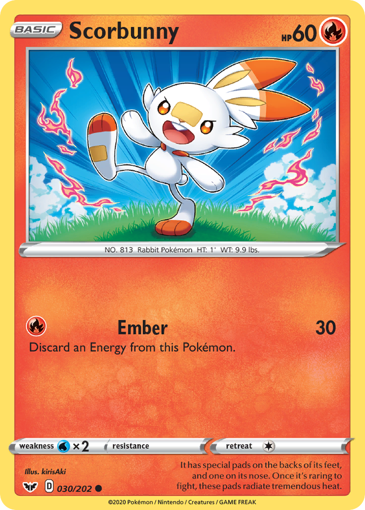 Scorbunny — illustrated card